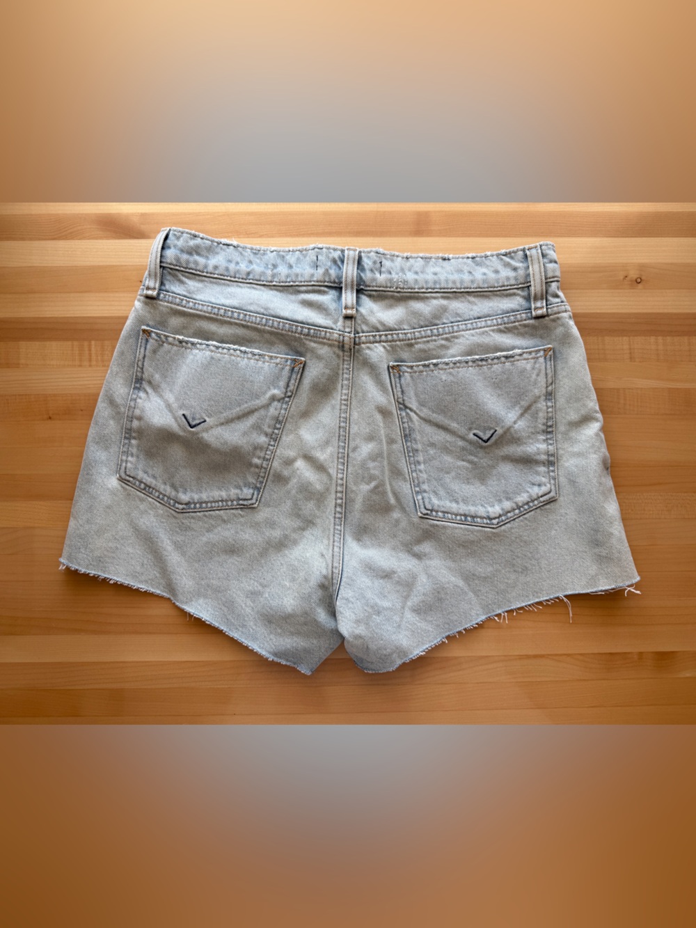 Hudson Jeans Light Blue Denim Jean Shorts - Picture 2 of 11